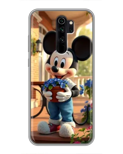 Чехол для Xiaomi Redmi Note 8 Pro с картинкой «Микки садовод» Чехол для Xiaomi Redmi Note 8 Pro с картинкой «Микки садовод»