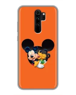 Чехол для Xiaomi Redmi Note 8 Pro с картинкой «Сердце Микки Минни» Чехол для Xiaomi Redmi Note 8 Pro с картинкой «Сердце Микки Минни»