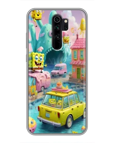 Чехол для Xiaomi Redmi Note 8 Pro с картинкой «Монстр-трак приключения»