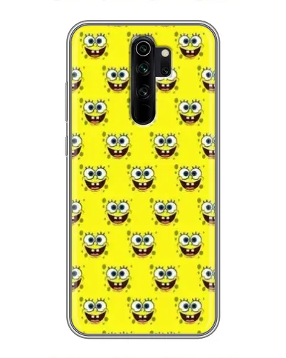 Чехол для Xiaomi Redmi Note 8 Pro с картинкой «Паттерн Губка Боб»