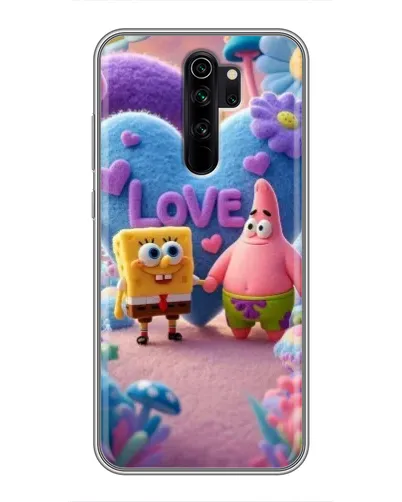 Чехол для Xiaomi Redmi Note 8 Pro с картинкой «Губка Боб Патрик»
