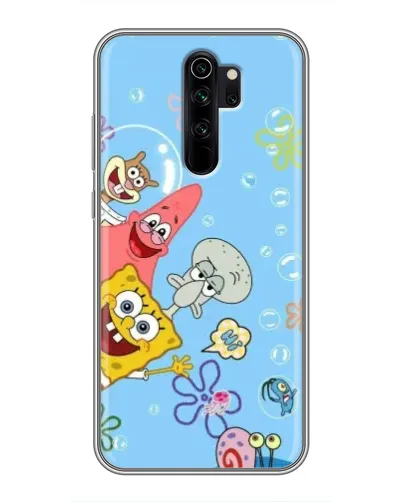 Чехол для Xiaomi Redmi Note 8 Pro с картинкой «Веселые пузырьки»