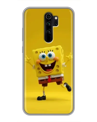 Чехол для Xiaomi Redmi Note 8 Pro с картинкой «Позитивный Губка Боб»