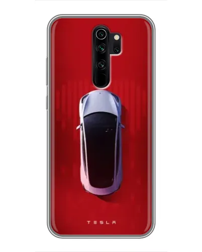 Чехол для Xiaomi Redmi Note 8 Pro с картинкой «Tesla Top View»