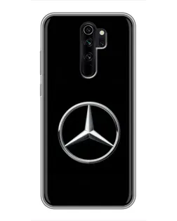 Чехол для Xiaomi Redmi Note 8 Pro с картинкой «Mercedes классический лого»
