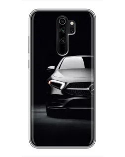 Чехол для Xiaomi Redmi Note 8 Pro с картинкой «Свет фар Mercedes»