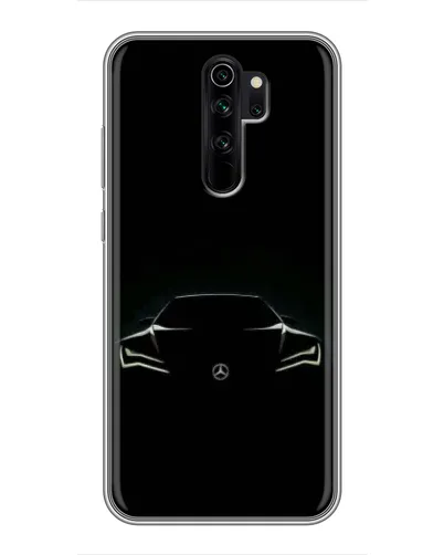 Чехол для Xiaomi Redmi Note 8 Pro с картинкой «Mercedes — силуэт авто» Чехол для Xiaomi Redmi Note 8 Pro с картинкой «Mercedes — силуэт авто»