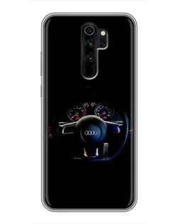 Чехол для Xiaomi Redmi Note 8 Pro с картинкой «Салон Audi — руль» Чехол для Xiaomi Redmi Note 8 Pro с картинкой «Салон Audi — руль»