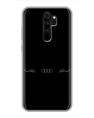 Чехол для Xiaomi Redmi Note 8 Pro с картинкой «Audi — световой подпись»