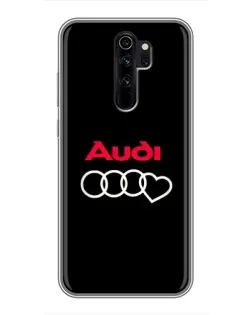 Чехол для Xiaomi Redmi Note 8 Pro с картинкой «Логотип Audi Heart» Чехол для Xiaomi Redmi Note 8 Pro с картинкой «Логотип Audi Heart»