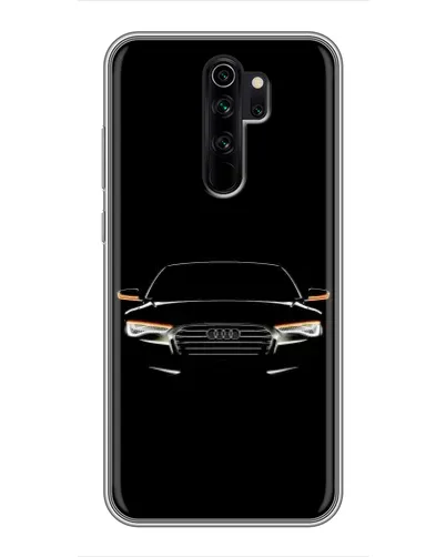 Чехол для Xiaomi Redmi Note 8 Pro с картинкой «Audi — ночной контур»