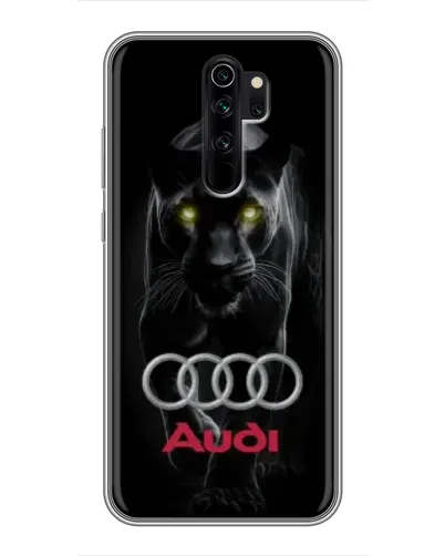 Чехол для Xiaomi Redmi Note 8 Pro с картинкой «Пантера и Audi»