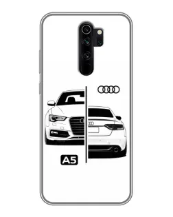 Чехол для Xiaomi Redmi Note 8 Pro с картинкой «Audi — контрастный дизайн» Чехол для Xiaomi Redmi Note 8 Pro с картинкой «Audi — контрастный дизайн»