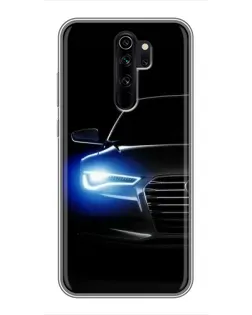 Чехол для Xiaomi Redmi Note 8 Pro с картинкой «Неоновый взгляд Audi» Чехол для Xiaomi Redmi Note 8 Pro с картинкой «Неоновый взгляд Audi»