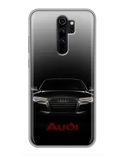 Чехол для Xiaomi Redmi Note 8 Pro с картинкой «Audi — градиентный контур» Чехол для Xiaomi Redmi Note 8 Pro с картинкой «Audi — градиентный контур»