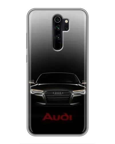 Чехол для Xiaomi Redmi Note 8 Pro с картинкой «Audi — градиентный контур»