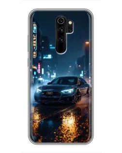 Чехол для Xiaomi Redmi Note 8 Pro с картинкой «Ночной город и Audi» Чехол для Xiaomi Redmi Note 8 Pro с картинкой «Ночной город и Audi»