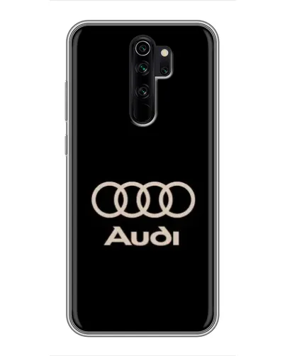 Чехол для Xiaomi Redmi Note 8 Pro с картинкой «Audi — золотой логотип»