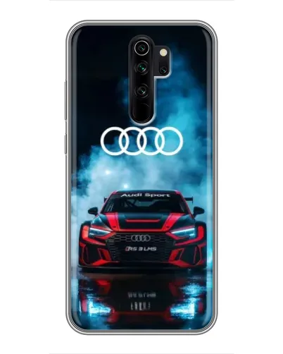 Чехол для Xiaomi Redmi Note 8 Pro с картинкой «Audi Sport — неон»