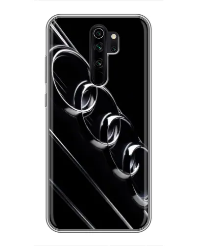 Чехол для Xiaomi Redmi Note 8 Pro с картинкой «Audi — абстрактные кольца»
