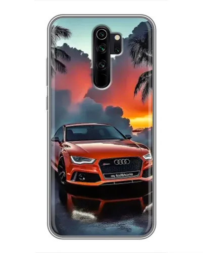 Чехол для Xiaomi Redmi Note 8 Pro с картинкой «Audi — закат»
