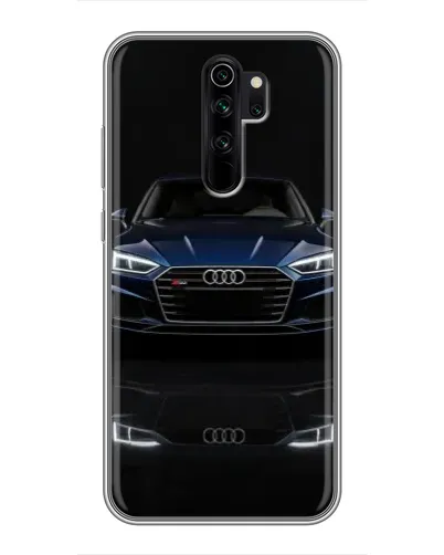 Чехол для Xiaomi Redmi Note 8 Pro с картинкой «Audi — ночное отражение»