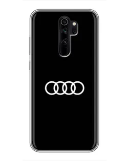 Чехол для Xiaomi Redmi Note 8 Pro с картинкой «Audi White Logo» Чехол для Xiaomi Redmi Note 8 Pro с картинкой «Audi White Logo»