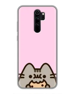 Чехол для Xiaomi Redmi Note 8 Pro с картинкой «Pusheen и печенье»