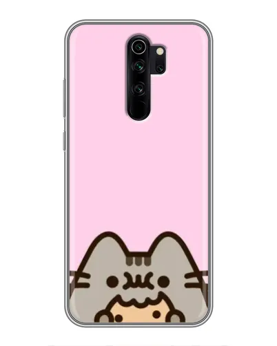 Чехол для Xiaomi Redmi Note 8 Pro с картинкой «Pusheen и печенье»
