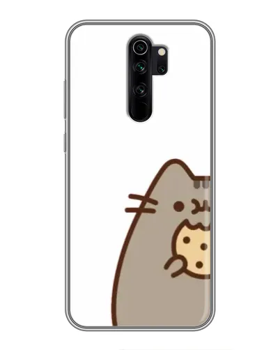 Чехол для Xiaomi Redmi Note 8 Pro с картинкой «Пушин с печеньем»