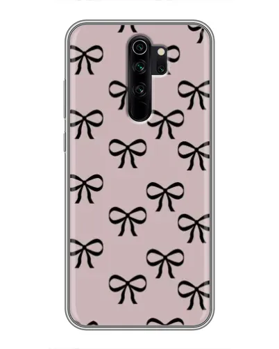 Чехол для Xiaomi Redmi Note 8 Pro с картинкой «Черные бантики» Чехол для Xiaomi Redmi Note 8 Pro с картинкой «Черные бантики»
