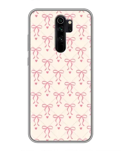 Чехол для Xiaomi Redmi Note 8 Pro с картинкой «Розовые бантики Coquette» Чехол для Xiaomi Redmi Note 8 Pro с картинкой «Розовые бантики Coquette»