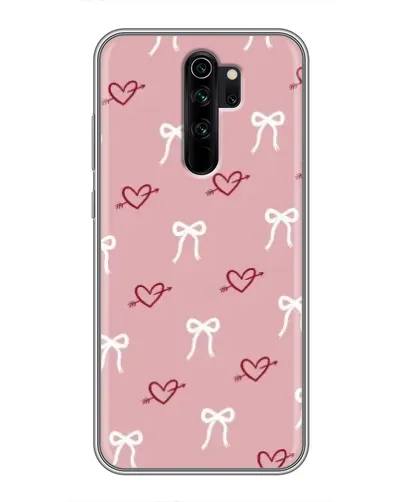 Чехол для Xiaomi Redmi Note 8 Pro с картинкой «Сердца и банты» Чехол для Xiaomi Redmi Note 8 Pro с картинкой «Сердца и банты»
