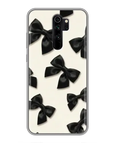 Чехол для Xiaomi Redmi Note 8 Pro с картинкой «Черные бантики» Чехол для Xiaomi Redmi Note 8 Pro с картинкой «Черные бантики»