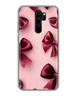 Чехол для Xiaomi Redmi Note 8 Pro с картинкой «Бордовый атлас»