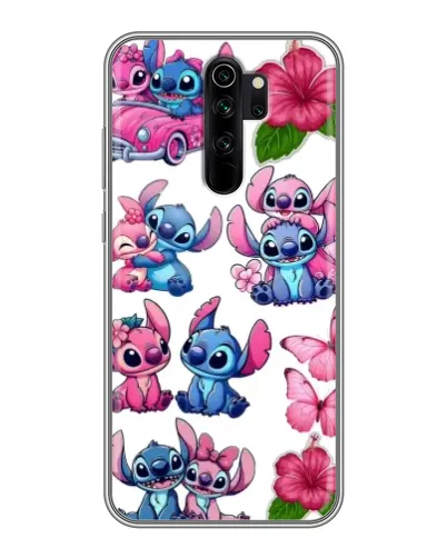 Чехол для Xiaomi Redmi Note 8 Pro с картинкой «Стикеры Stitch и Angel» Чехол для Xiaomi Redmi Note 8 Pro с картинкой «Стикеры Stitch и Angel»
