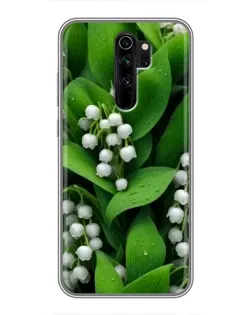 Чехол для Xiaomi Redmi Note 8 Pro с картинкой «Ландыши в зелени»