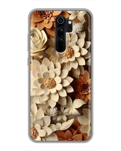 Чехол для Xiaomi Redmi Note 8 Pro с картинкой «Бежевый флористический декор» Чехол для Xiaomi Redmi Note 8 Pro с картинкой «Бежевый флористический декор»