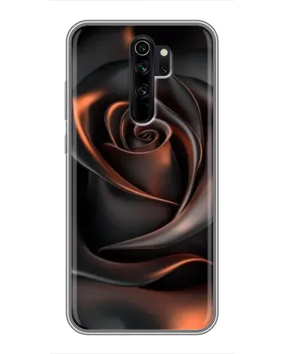 Чехол для Xiaomi Redmi Note 8 Pro с картинкой «Шелковая черная роза» Чехол для Xiaomi Redmi Note 8 Pro с картинкой «Шелковая черная роза»