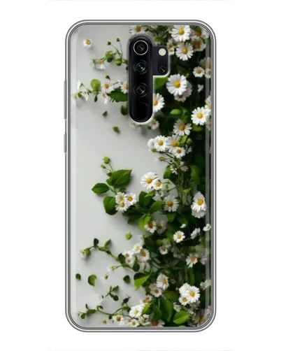 Чехол для Xiaomi Redmi Note 8 Pro с картинкой «Ветка мелких белых цветов» Чехол для Xiaomi Redmi Note 8 Pro с картинкой «Ветка мелких белых цветов»
