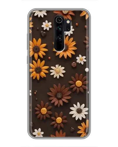 Чехол для Xiaomi Redmi Note 8 Pro с картинкой «Узор из маленьких подсолнухов» Чехол для Xiaomi Redmi Note 8 Pro с картинкой «Узор из маленьких подсолнухов»
