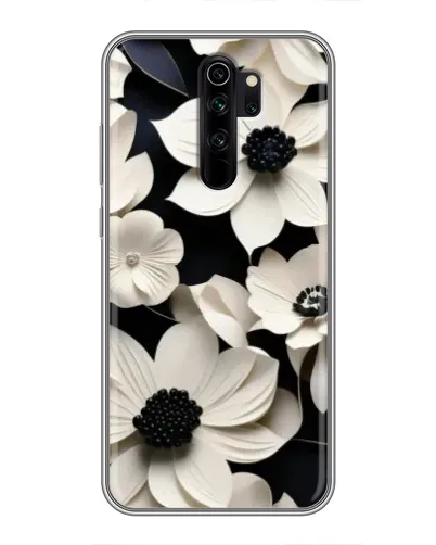 Чехол для Xiaomi Redmi Note 8 Pro с картинкой «Объемные белые цветы» Чехол для Xiaomi Redmi Note 8 Pro с картинкой «Объемные белые цветы»
