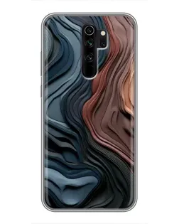 Чехол для Xiaomi Redmi Note 8 Pro с картинкой «Цветные волны каньона»