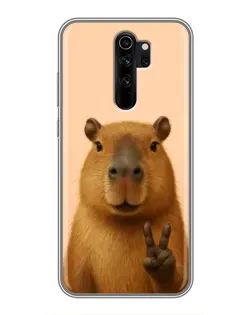 Чехол для Xiaomi Redmi Note 8 Pro с картинкой «Капибара виктория» Чехол для Xiaomi Redmi Note 8 Pro с картинкой «Капибара виктория»