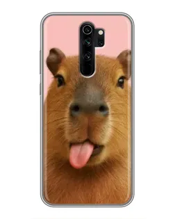 Чехол для Xiaomi Redmi Note 8 Pro с картинкой «Капибара с языком» Чехол для Xiaomi Redmi Note 8 Pro с картинкой «Капибара с языком»