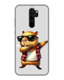 Чехол для Xiaomi Redmi Note 8 Pro с картинкой «Капибара рэпер даб» Чехол для Xiaomi Redmi Note 8 Pro с картинкой «Капибара рэпер даб»