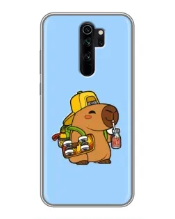 Чехол для Xiaomi Redmi Note 8 Pro с картинкой «Капибара на скейте» Чехол для Xiaomi Redmi Note 8 Pro с картинкой «Капибара на скейте»