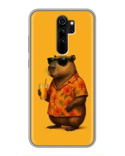 Чехол для Xiaomi Redmi Note 8 Pro с картинкой «Капибара на отдыхе» Чехол для Xiaomi Redmi Note 8 Pro с картинкой «Капибара на отдыхе»