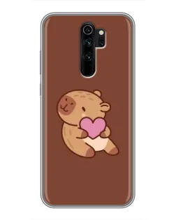 Чехол для Xiaomi Redmi Note 8 Pro с картинкой «Капибара с сердцем» Чехол для Xiaomi Redmi Note 8 Pro с картинкой «Капибара с сердцем»