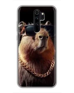 Чехол для Xiaomi Redmi Note 8 Pro с картинкой «Капибара золотая цепь» Чехол для Xiaomi Redmi Note 8 Pro с картинкой «Капибара золотая цепь»